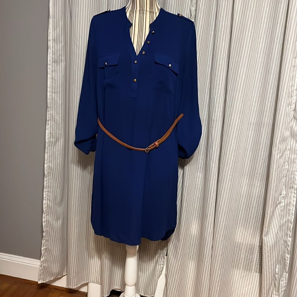 Daniel Rainn Blue Dress